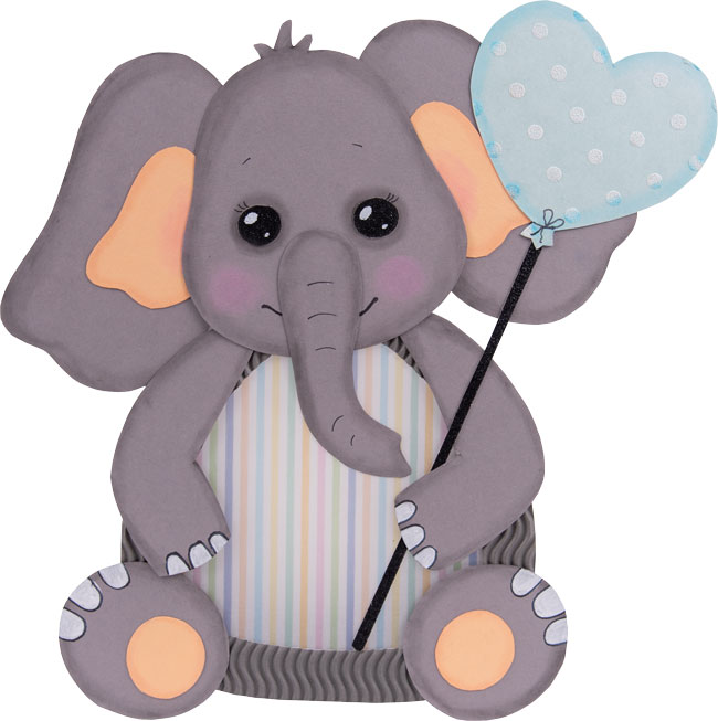 Laternen Bastelset Nancy Elefant