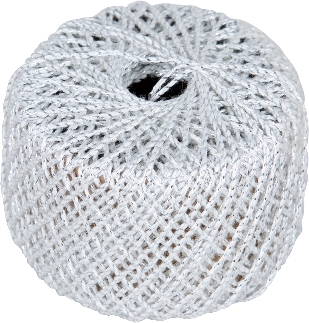 Kordel silber, 20 m, 1 mm