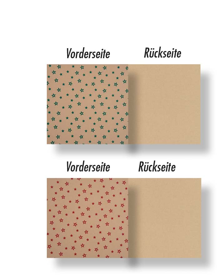 Naturkartonsortiment Sterne