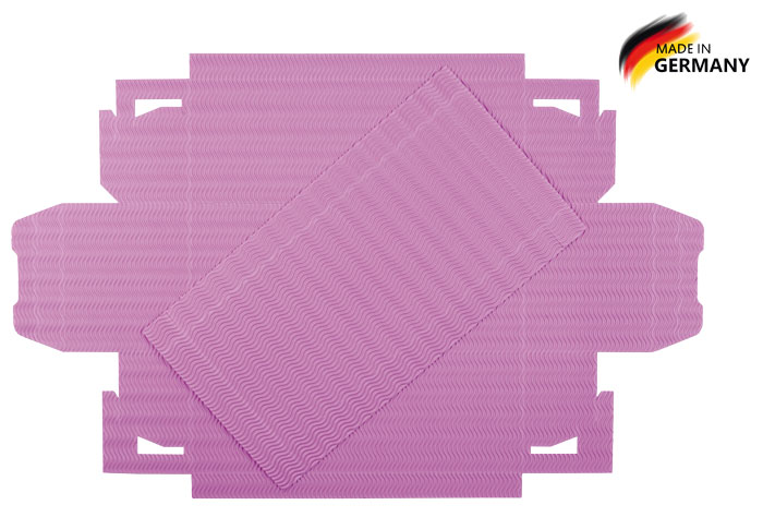 Kreativkarton flieder aus 3D Wellpappe