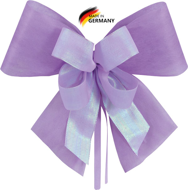 Schultütenschleife flieder irisierend