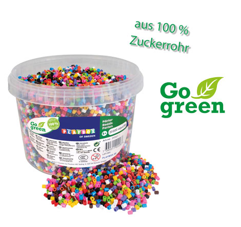 Bügelperlen Go Green Grundfarbenmix 20.000 St.