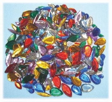 Schmucksteinset Navette & Tropfen