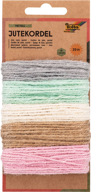 Jutekordelmix 20 m sortiert