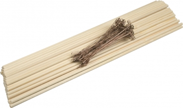 Laternenstab mit Draht 50 Stück