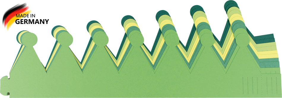 Papierkronen Waldtöne