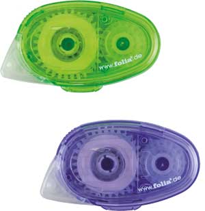 Kleberoller permanent sortiert