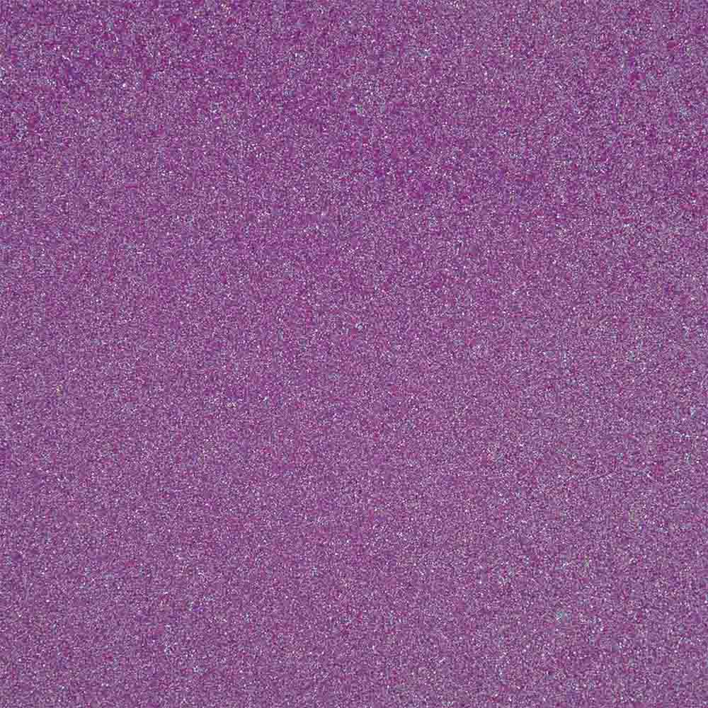 Glittermoosgummi flieder, 5 Stück