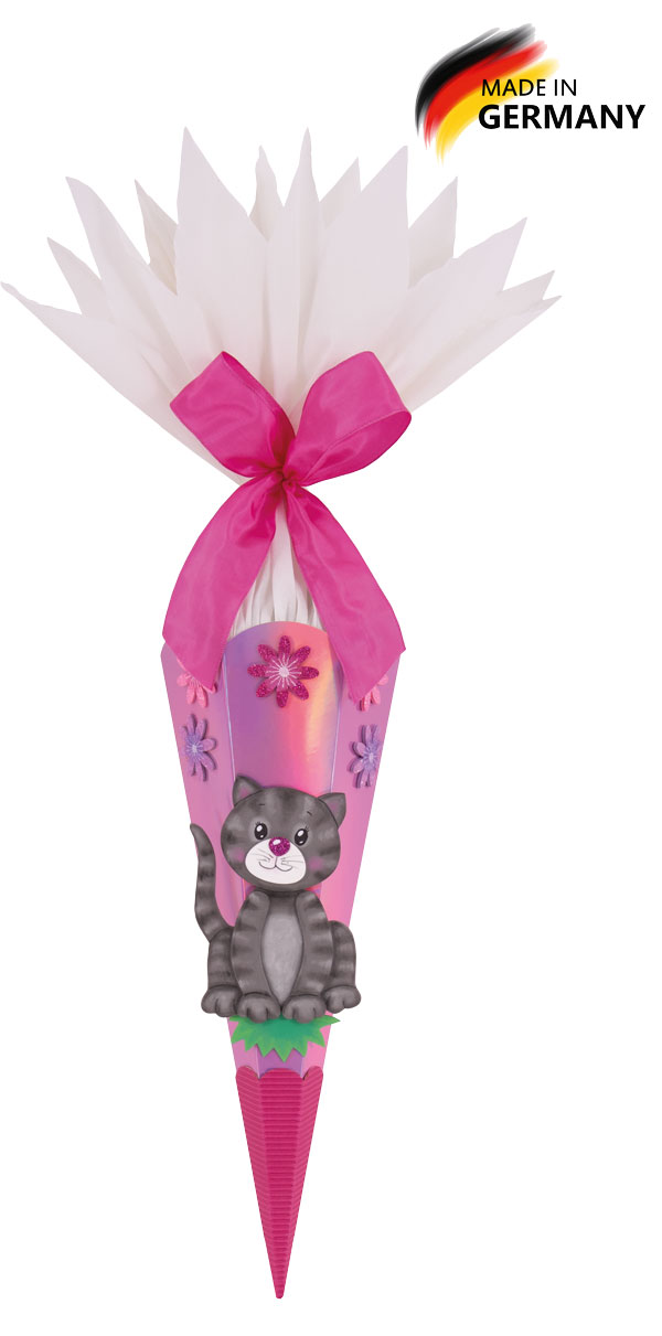 Geschwistertüte Bastelset Katze - Geschwistertüten Bastelset Mimmi