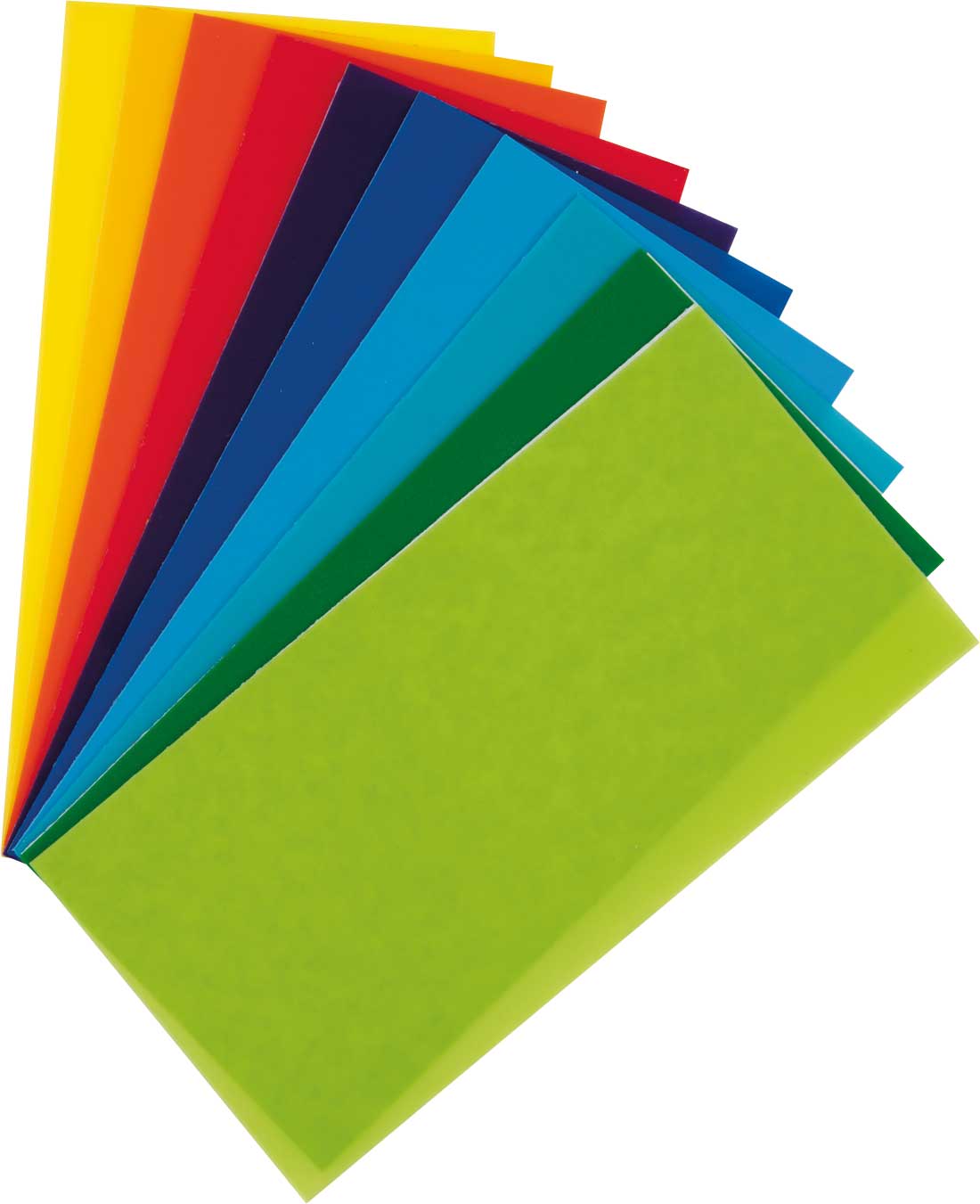 Wachsplatten Regenbogensortiment