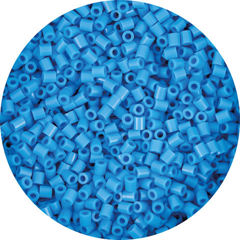 Bügelperlen midi himmelblau