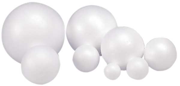 Styropor Kugel 10 Stück, Ø 3 cm