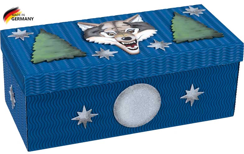 Kreativkarton Bastelset Wolf
