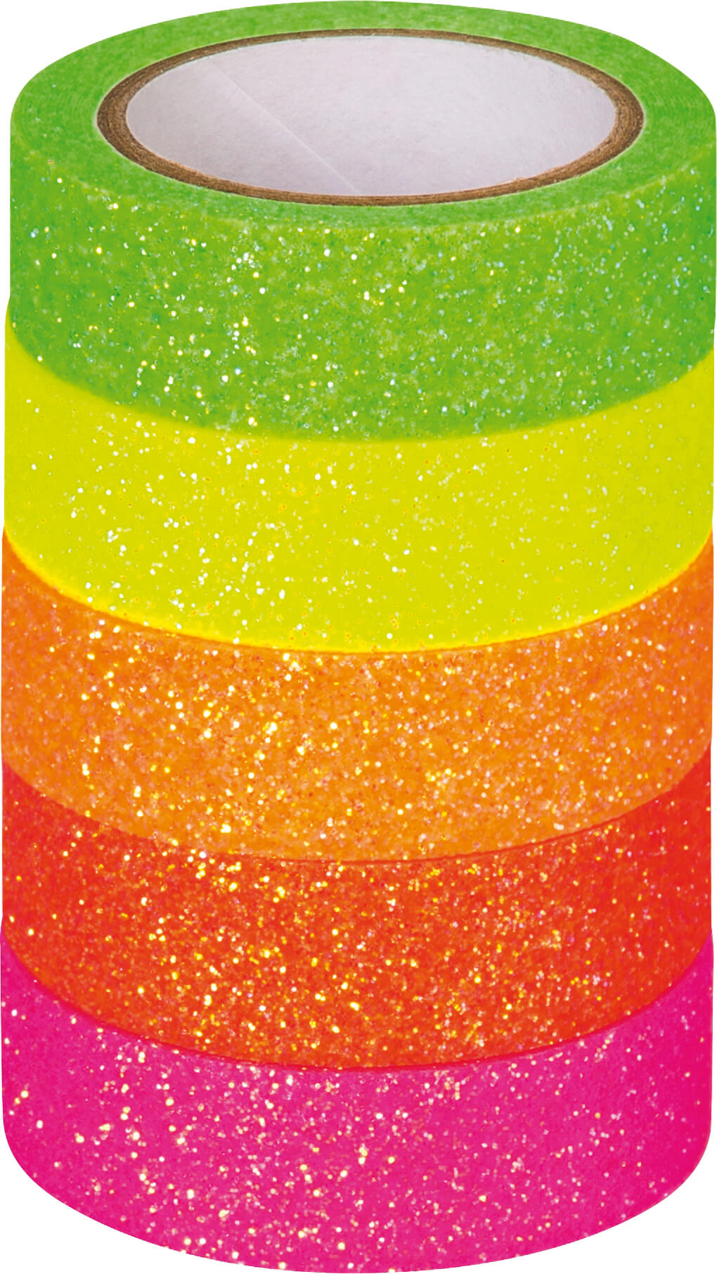 Dekotape Sortiment neon glitter
