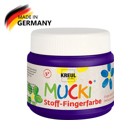 Mucki Textilfingerfarbe lila, 150 ml
