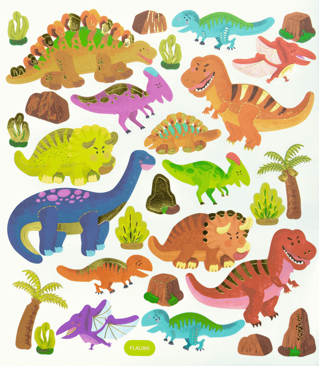 Charmingsticker Dinos & Weltall