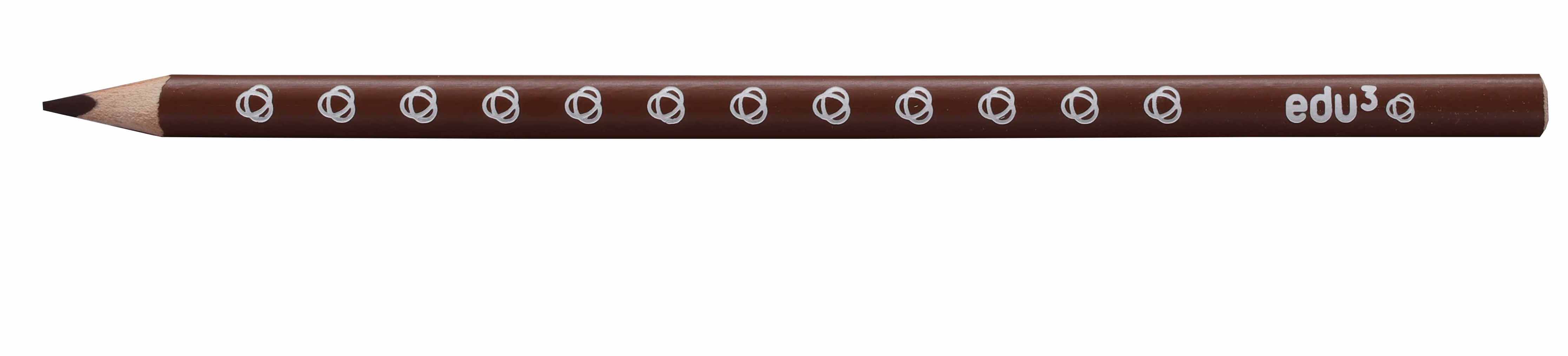 Buntstift Tri braun, 12 Stück