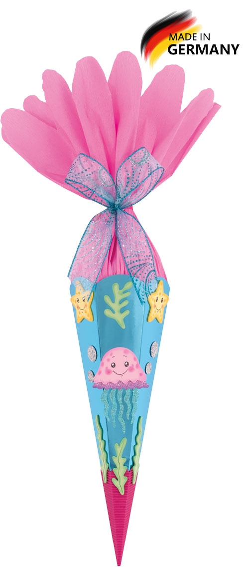 Geschwistertüten Bastelset Melissa - Qualle