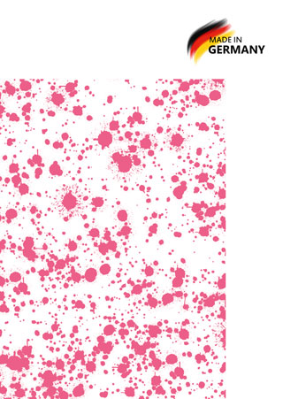 Transparentpapier Farbtupfer pink