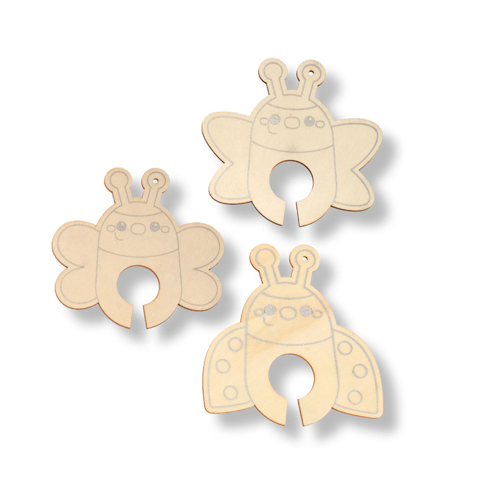 Anhänger für Pomponflatterling 12 Stück