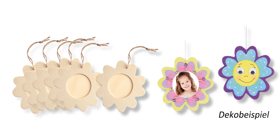 Bilderrahmen Blume, 6 Stück