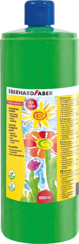 Efa Color Tempera hellgrün, 1000 ml