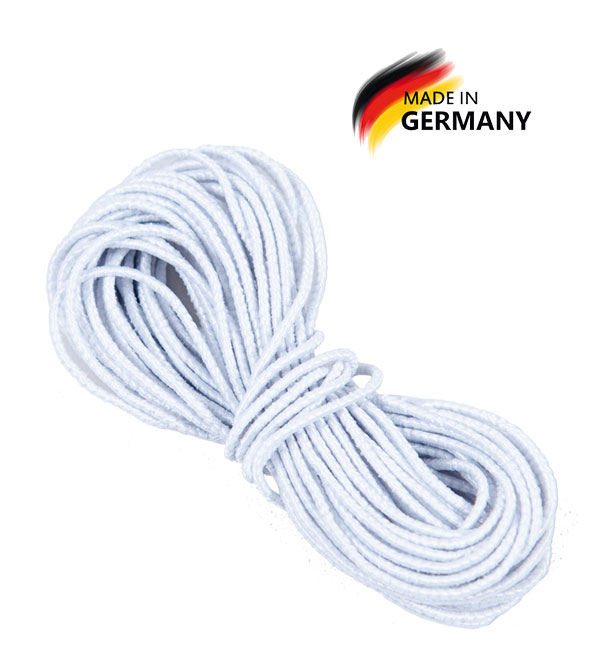 Hutgummi weiß, 5 m, Ø 1 mm