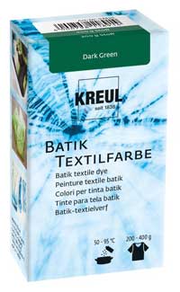 Batik Textilfarbe dark green