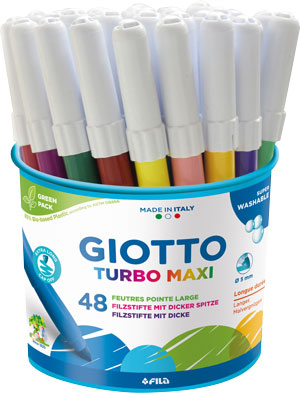 Fasermaler Giotto Turbo Maxi 48 Stück