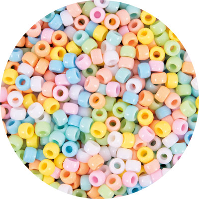 Perlenmischung XL pastell, 1000 Stück