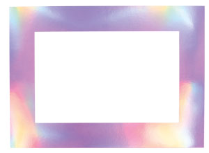 Stundenplanrahmen irisierend rosa metallic