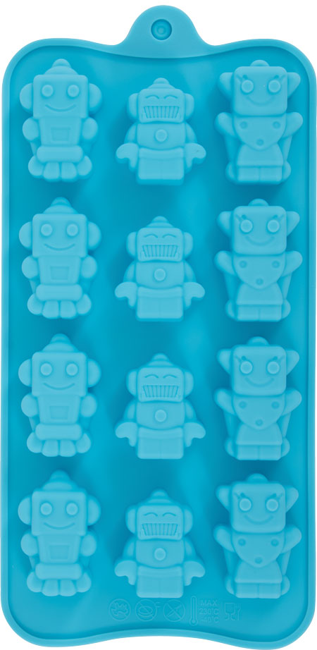 Silikonform Roboter, 10 x 20 cm