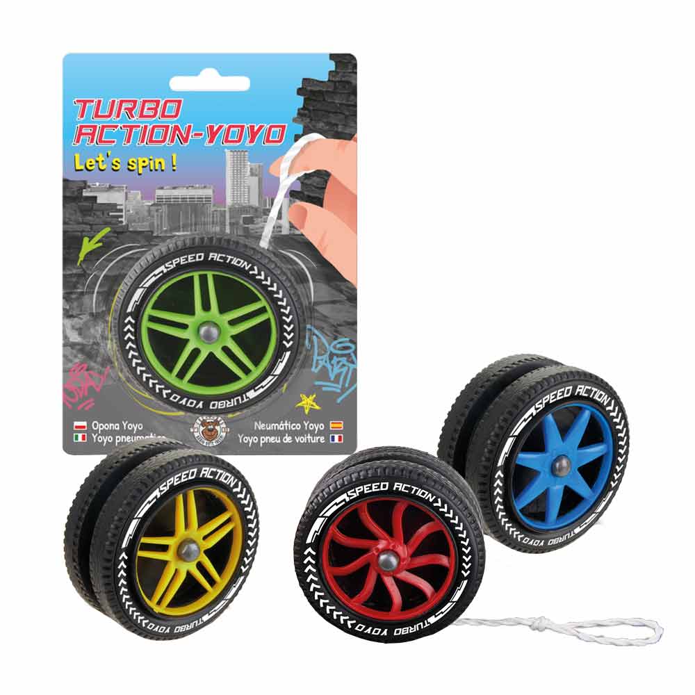 Autoreifen Yoyo sortiert