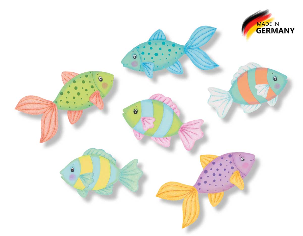 Kreativpaket Pastellige Glitzerfische