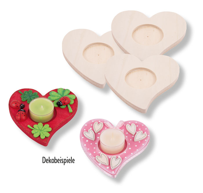 Teelichthalter Herz