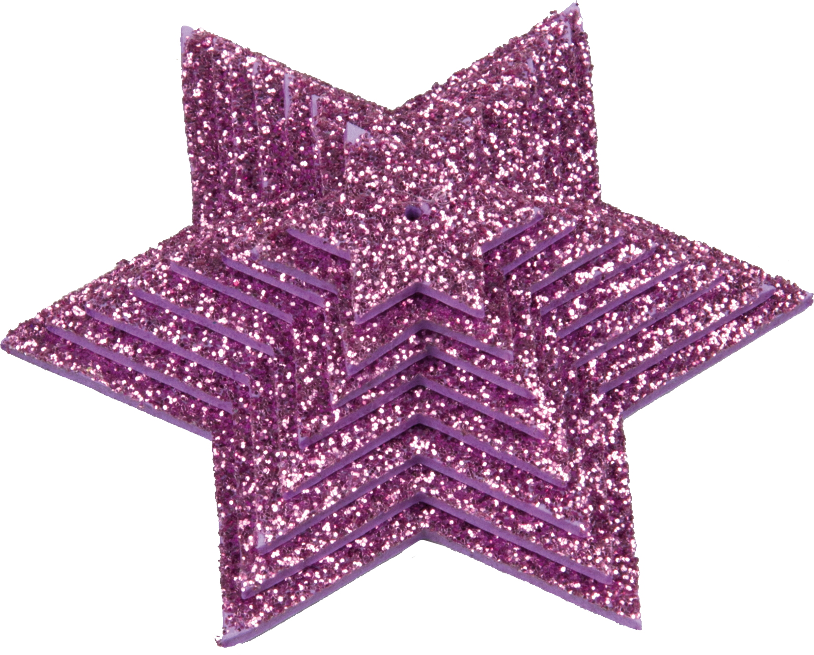 Glittersternenset altrosa
