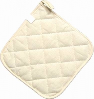 Topflappen natur, 100% Baumwolle