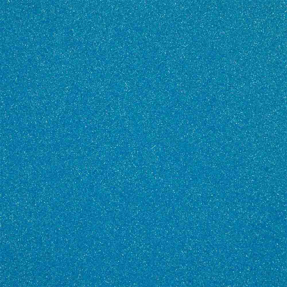 Glittermoosgummi türkis, 5 Stück