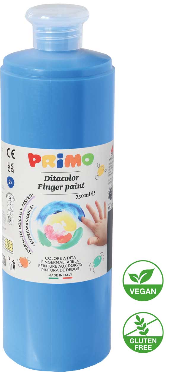 Fingermalfarbe Primo blau