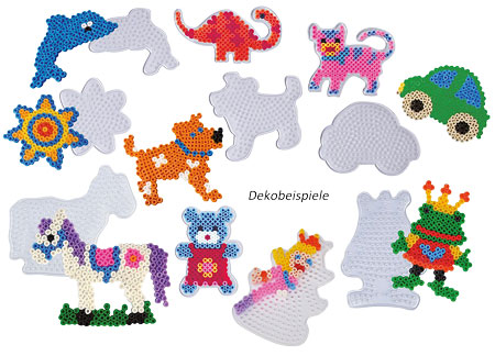 Steckplattenset Figuren 10 Stück sortiert