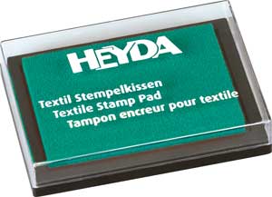 Textil Stempelkissen türkis