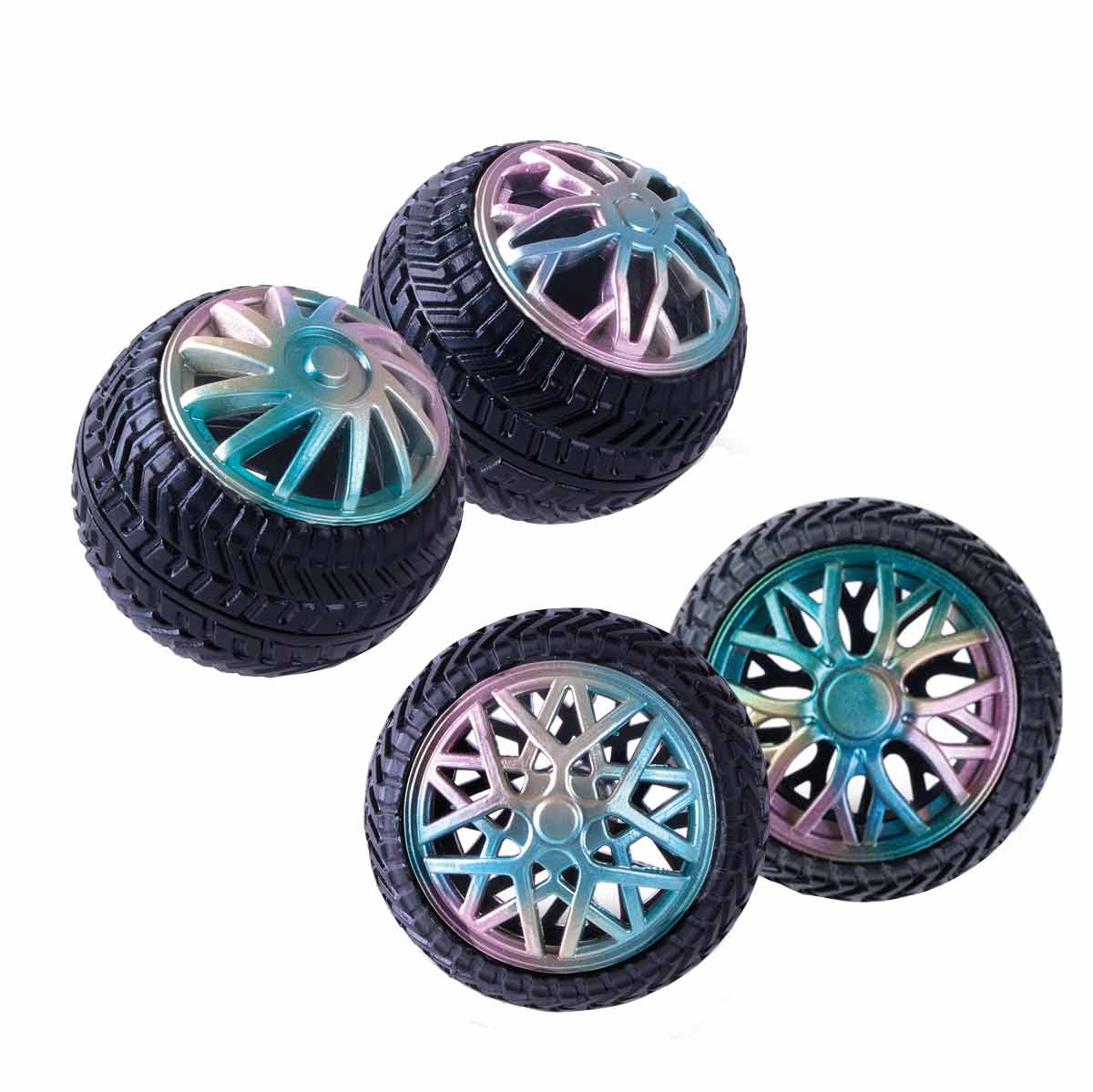 LED Autoreifenball sortiert