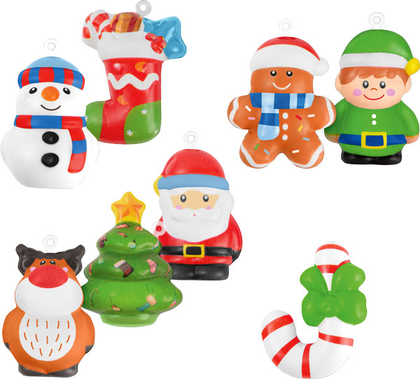 Antistress Winterfreunde sortiert, 6 cm