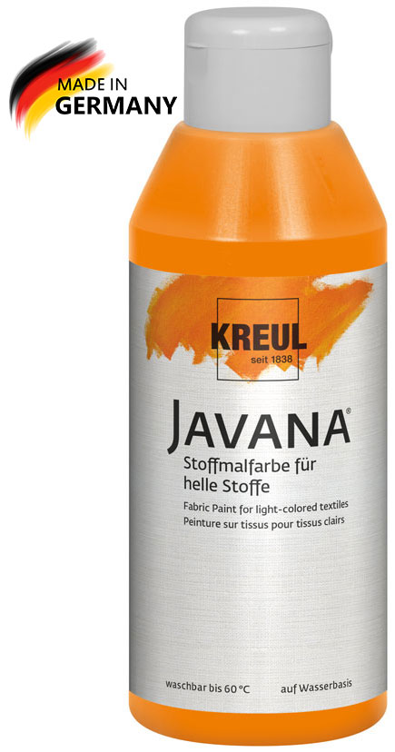 Stoffmalfarbe orange, 250 ml