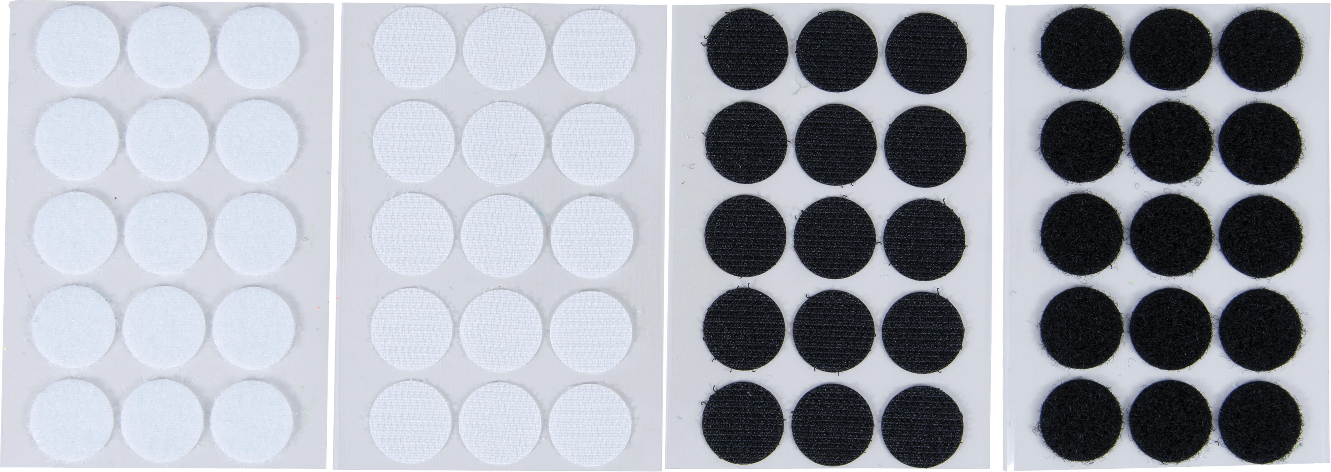 Klettpunkte 30 Stück sortiert, Ø 20 mm