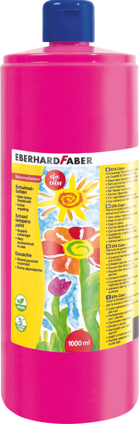 Efa Color Tempera pink, 1000 ml