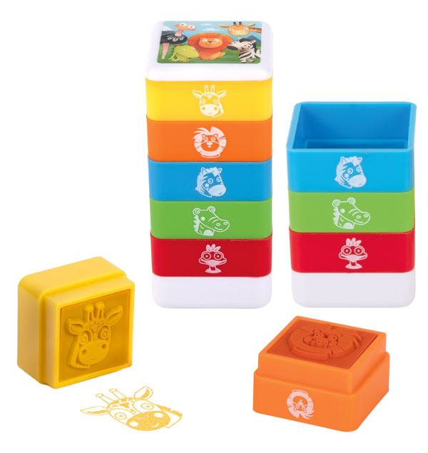 Stempelset Tiere 5 Stück sortiert