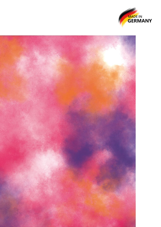 Transparentpapier Nebel pink