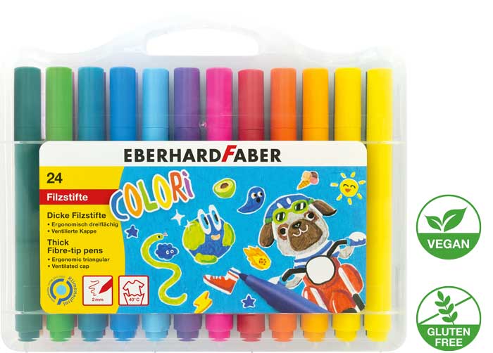 Filzstift Colori 24 Stück sortiert lief. KW 20/26