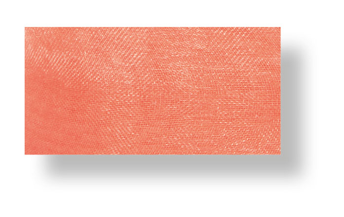 Drahtchiffonband orange Drahtchiffonband orange